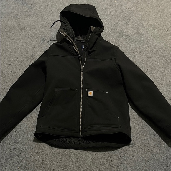 Carhartt Jackets & Blazers - Carhartt Black Hooded Ski Jacket